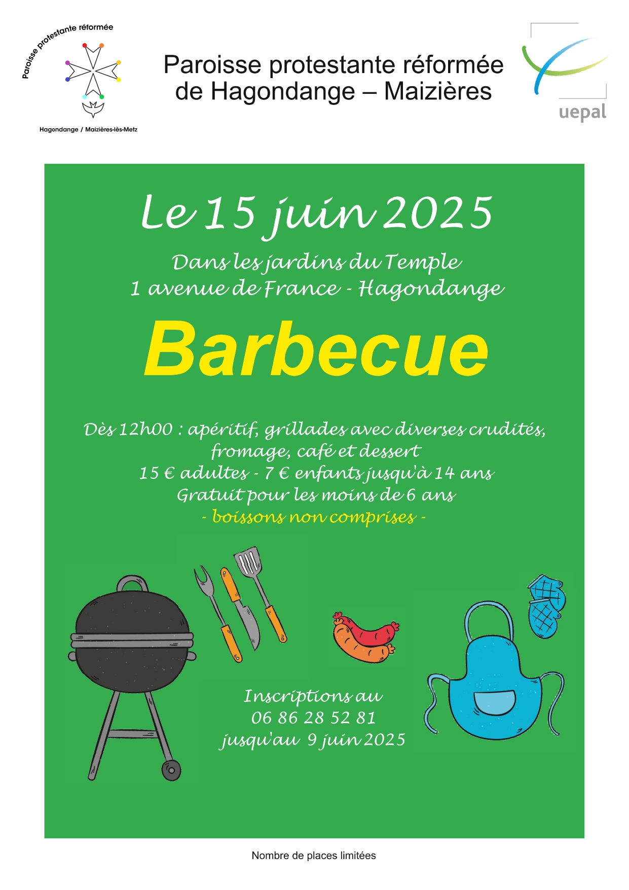 Barbecue d'été - inscription